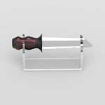 YX021-2 Acryl Schweizer Taschenmesser Display Messerhalter, Größe: 16x4.5x5cm, YX021-2