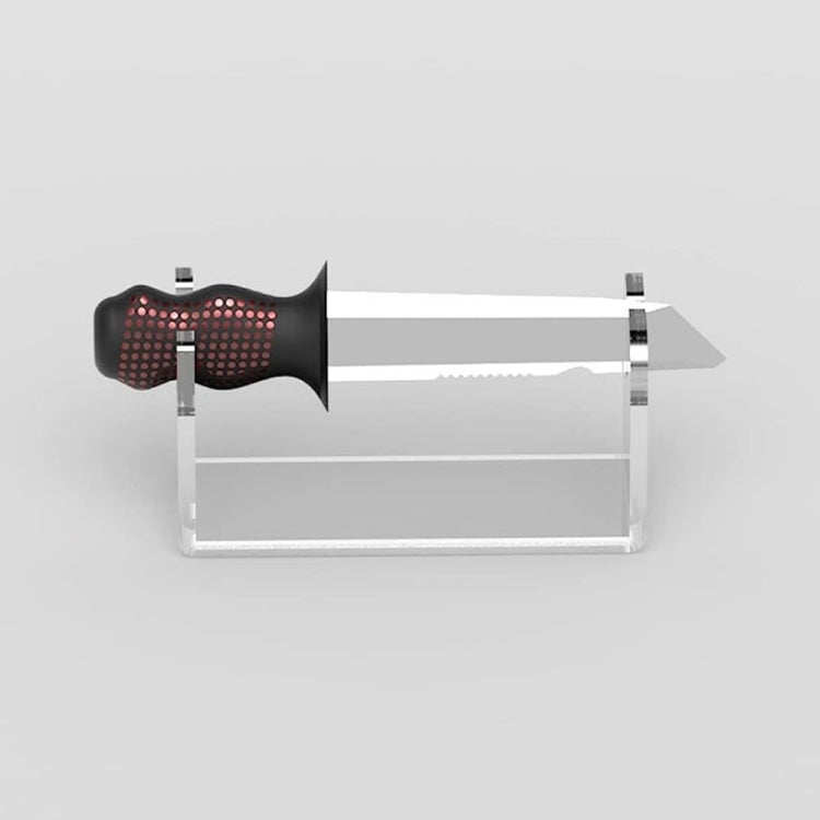 YX021-2 Acryl Schweizer Taschenmesser Display Messerhalter, Größe: 16x4.5x5cm, YX021-2