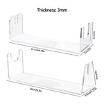 2er-Pack YX021-3 Acryl-Militärmesser-Display-Messerhalter, YX021-3