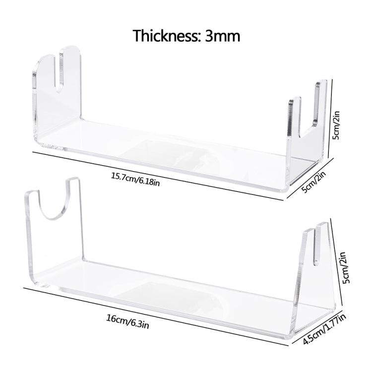 2er-Pack YX021-3 Acryl-Militärmesser-Display-Messerhalter, YX021-3