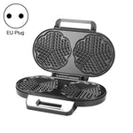 Waffeleisen mit Doppelplatte, Heizfunktion, Mini-Frühstücksmaschine, Sandwich- und Kuchenbackautomat für den Haushalt, EU-Stecker