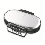 Waffeleisen mit Doppelplatte, Heizfunktion, Mini-Frühstücksmaschine, Sandwich- und Kuchenbackautomat für den Haushalt, EU-Stecker