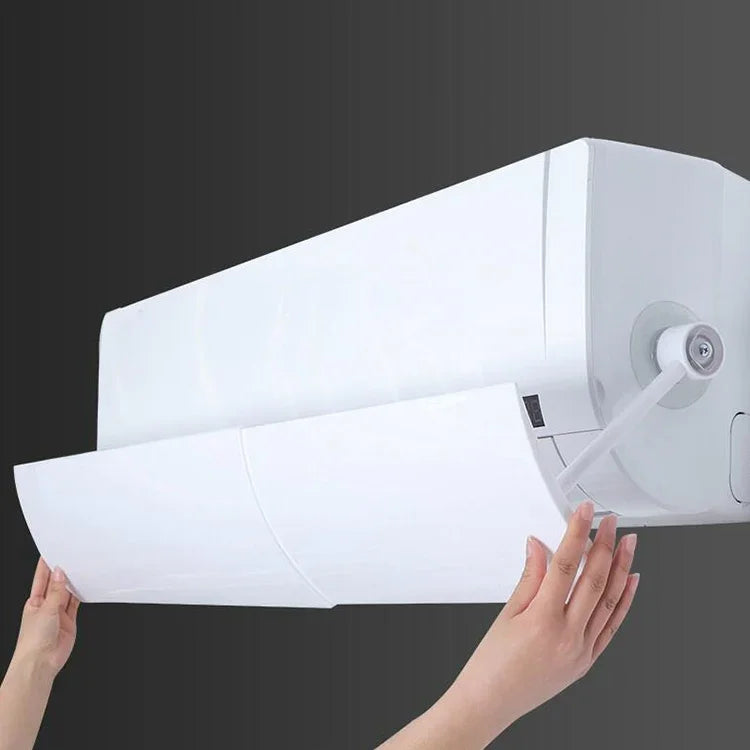 Universeller, wandmontierter Windabweiser für Klimaanlagen im Schlafzimmer, verstärkte Ausführung, verhindert direktes Zugluft.