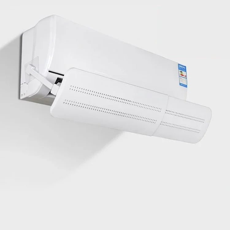 Universeller, wandmontierter Windabweiser für Klimaanlagen im Schlafzimmer, verhindert direktes Ausblasen, Ausführung mit abgerundeten Ecken (Y-Version)