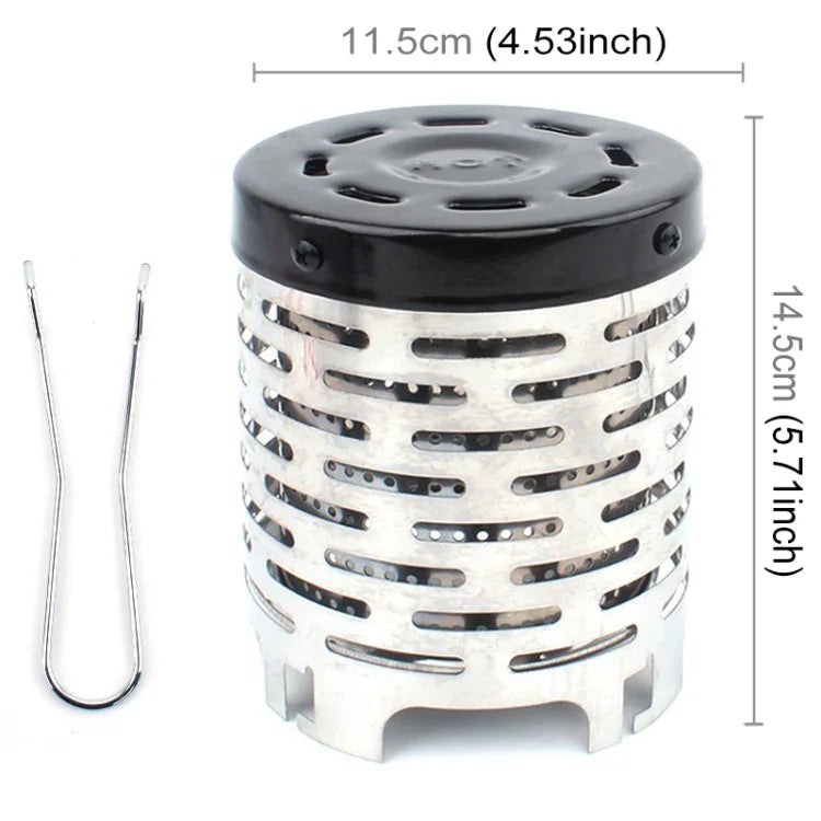 Outdoor Camping Edelstahl Heizungsabdeckung Mini Zelt Infrarot Heizofen Abdeckung, Heizungsabdeckung