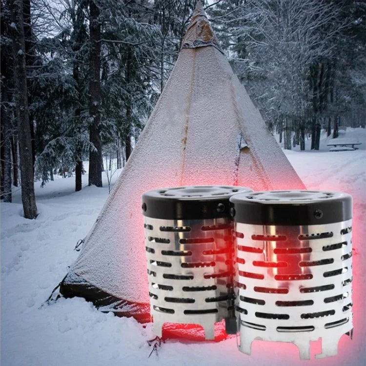 Outdoor Camping Edelstahl Heizungsabdeckung Mini Zelt Infrarot Heizofen Abdeckung, Heizungsabdeckung