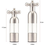 MICLAN Edelstahl 304 Ruderform-Mühle Pfeffermühle, Größe: L, L