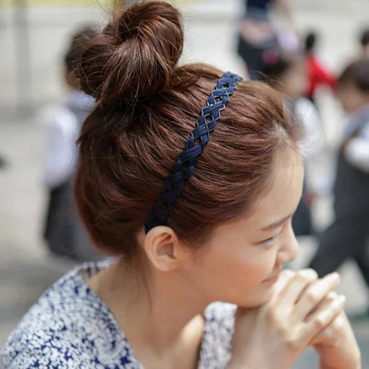 Haarreif im Hohlzopf-Stil, zufällige Farbauswahl