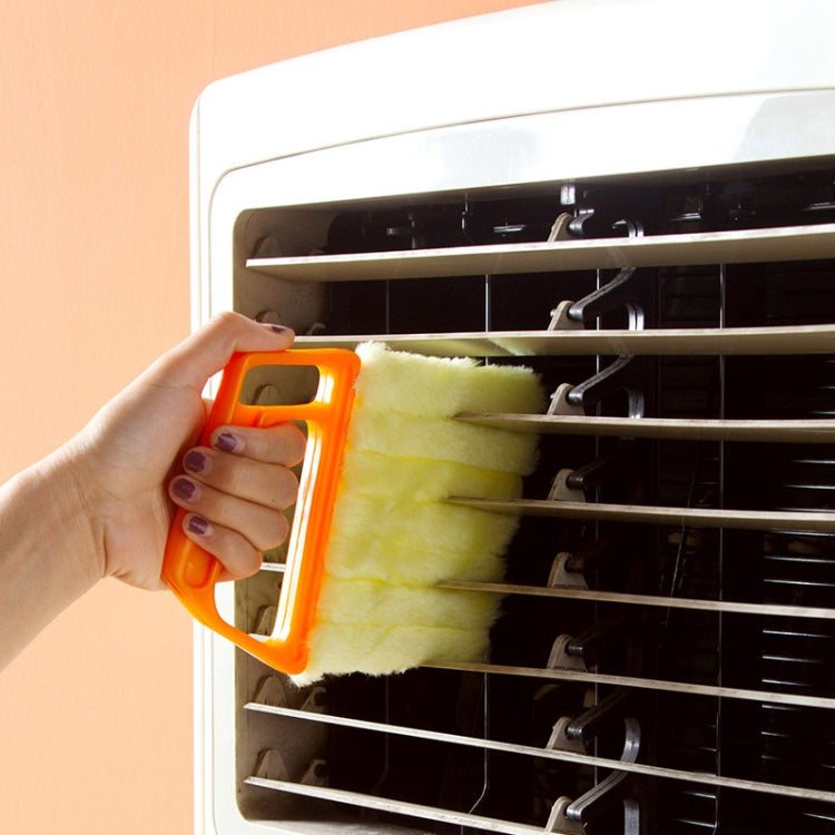 Mikrofaser Jalousien Reinigungsbürste Lamellen Staubwischer Clip Fenster Klimaanlagen Staubwedel