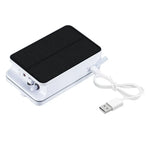 5V Faltbare Aquarien-Fischbecken-Solarstrom-Luftpumpe Oxygenator, US-Stecker, Solarstrom-Oxygenator
