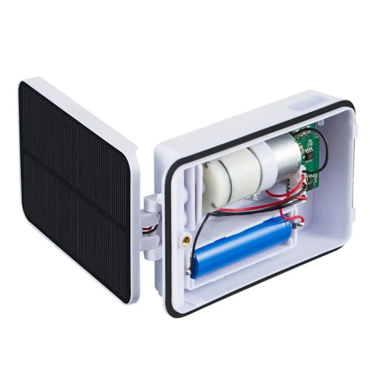 5V Faltbare Aquarien-Fischbecken-Solarstrom-Luftpumpe Oxygenator, US-Stecker, Solarstrom-Oxygenator