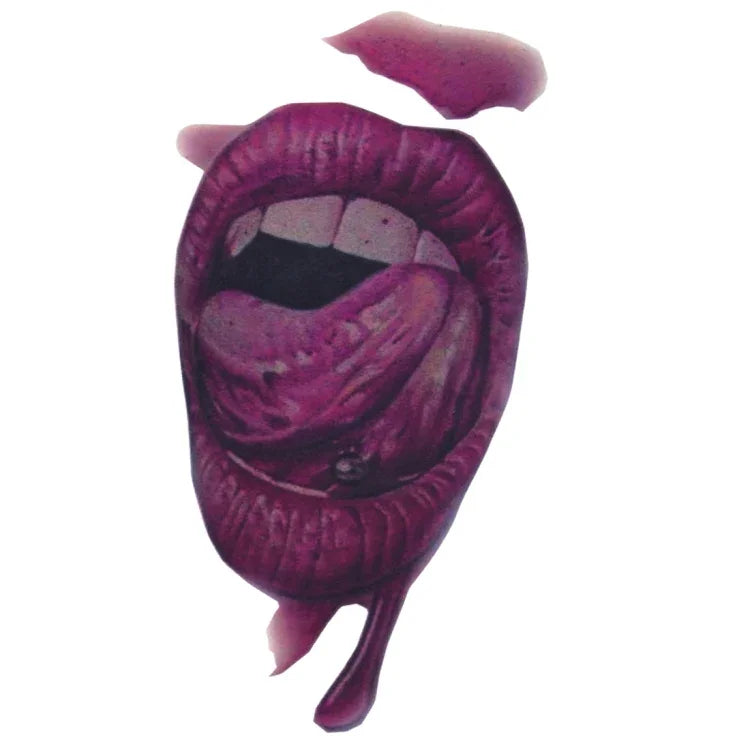 20 Stück S-291 Halloween-Terror-Aufkleber mit realistischer Wunde, Blut und Mund (temporär), S-291/20 Stück