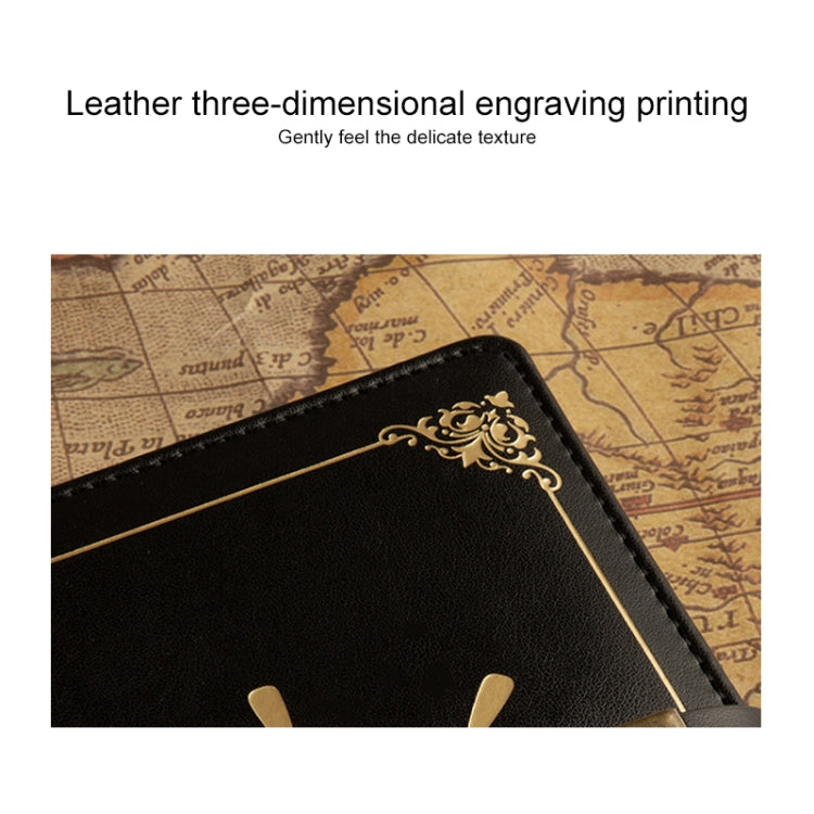 B6 Retro PU-Einband Sailor Notizbuch Tagebuch mit Zahlenschloss