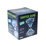 Vortex Bank Dekompressions-Trichter, transparenter Trichter, rotierender Münzaufbewahrungsbehälter mit Schwerkraftfunktion, Trichter