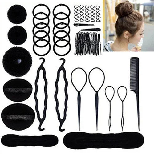 Das neue 71-teilige Haaraccessoires-Set – Haarwerkzeuge
