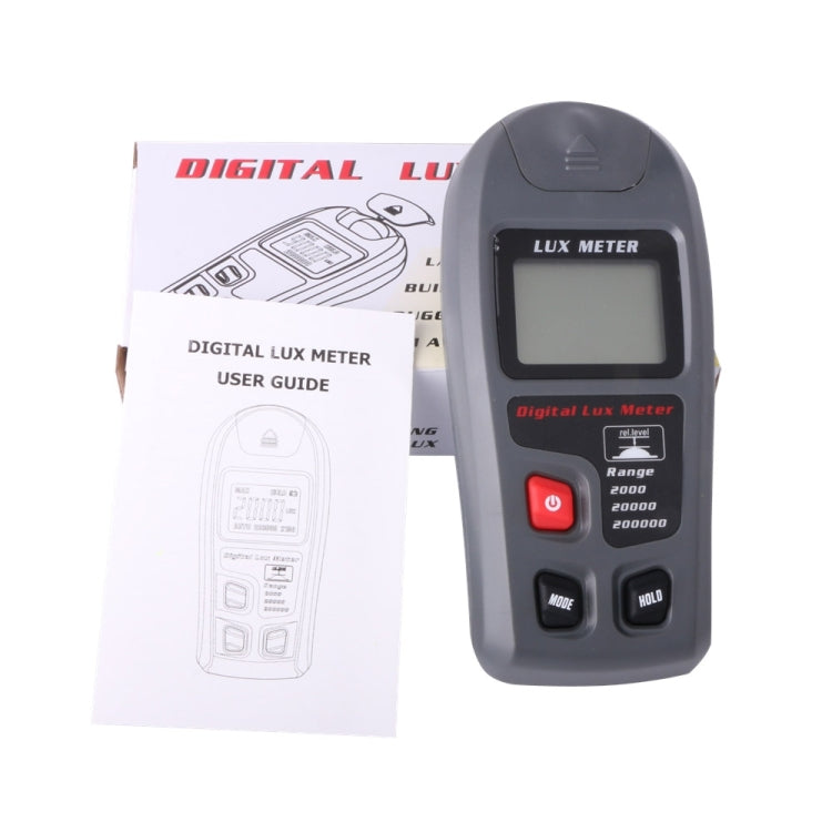 MT-30 LCD tragbares digitales Luxmeter für Fabrik / Schule / Haus verschiedene Anlässe, Messbereich: 0,1-200.000 Lux, MT-30