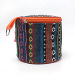 Outdoor Camping Faltbare Stofftaschentuchbox im Ethno-Stil, Aufbewahrungstasche, Größe: 14,5 x 13 cm