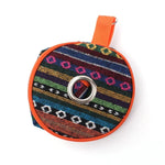 Outdoor Camping Faltbare Stofftaschentuchbox im Ethno-Stil, Aufbewahrungstasche, Größe: 14,5 x 13 cm
