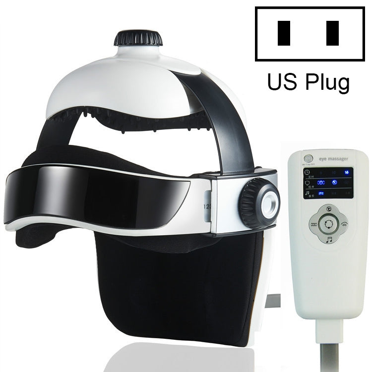 Elektronisches Luftdruck-Kopfmassagegerät, Entspannungsmusik-Helm-Massagegerät, US-Stecker, HC06285, HC06285EU, HC06285UK
