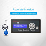 Jebao DP-2 4W Auto Dosing Pump Peristalsis Pump 2-Channel Dosing Aquarium Tank Coral Reef Automatic Feeder Liquid Dispenser, US Plug, DP-2 4W