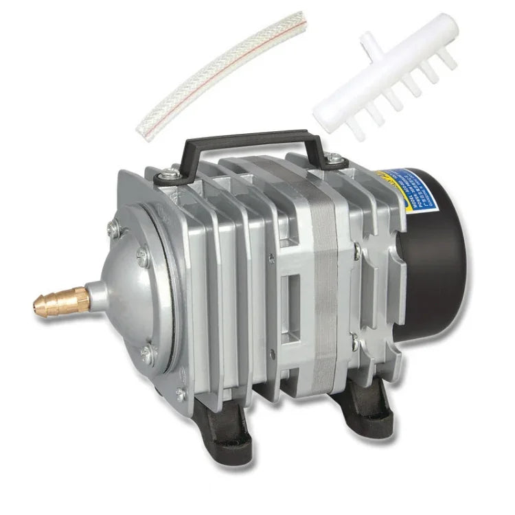 ACO-003 35W 65L/Min Elektromagnetische Luftpumpe Kompressor Meerwasser-Aquarium Fischteich Erhöhung Sauerstoff Luftstromverteiler, US-Stecker, ACO-003