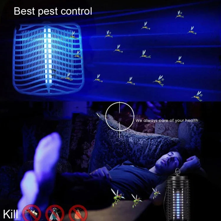 3W Mikrowellen-Insektenvernichter, elektrische Mücken-Fliegen-Insektenbekämpfung mit Fallenlampe, AC 110V, US-Stecker, AC 110V US-Stecker