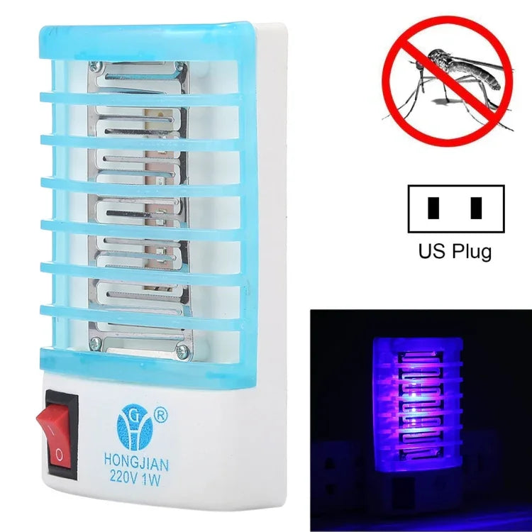Effiziente 4-LED-Blaulicht-Mückenvernichter-Nachtlampe, US-Stecker, AC110V