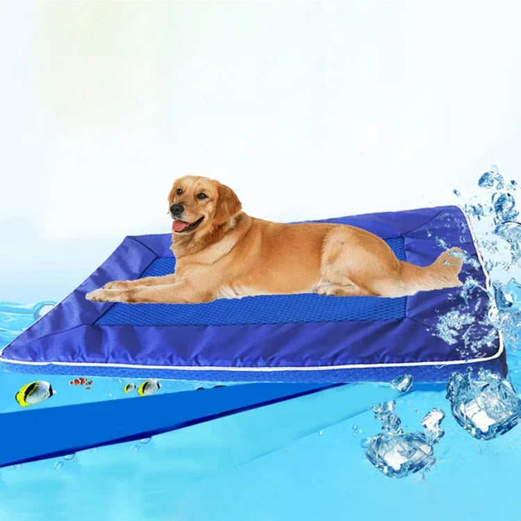 Sommer-Hundematte, Hundebett, abnehmbare Hundematte, mittelgroß, Größe: 63 x 44 x 4 cm