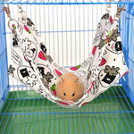 Kuschelige und warme Hängematte für Katzen, Hamster und andere Haustiere, mittelgroß, Größe: 33 x 30 cm, Farbe zufällig ausgewählt.