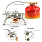 Outdoor Camping Werkzeug Campingkocher BBQ Kocher Tragbarer Gasherd Geteilter Gasofen, Separater Typ