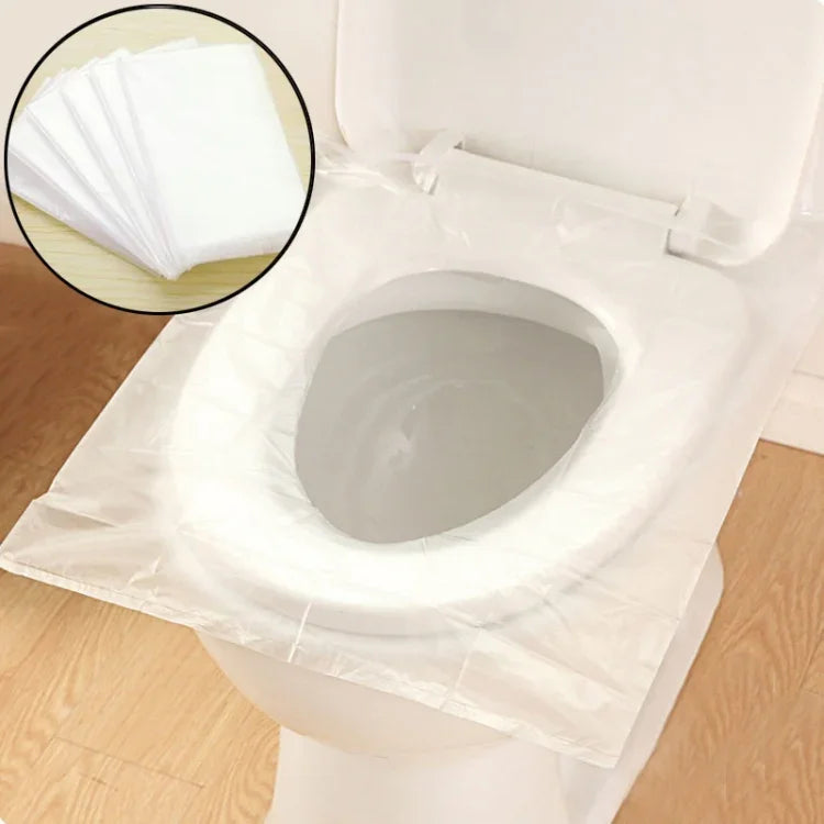 50 Stück Reise Einweg-Toilettensitzauflage Toilettenpapierunterlage, 50 Stück Toilettensitzbezug