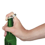 10 Stück Ring-Flaschenöffner aus Metall für Bierflaschen und Dosen, Innendurchmesser: 2,2 cm, 10 Stück Ring