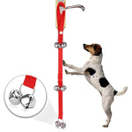Hundetrainingsglocke aus Nylonseil mit Zugseil, Türklingelleine, Anti-Verlust-Glocke mit 7 Glöckchen