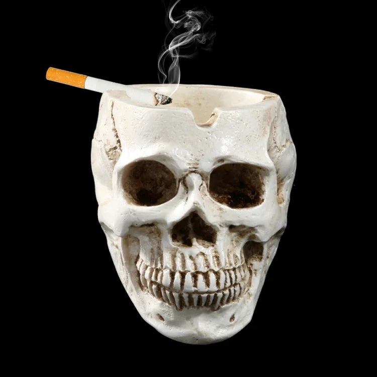 Halloween Utensilien Harz Totenkopf Aschenbecher Persönlichkeit Wohndekoration
