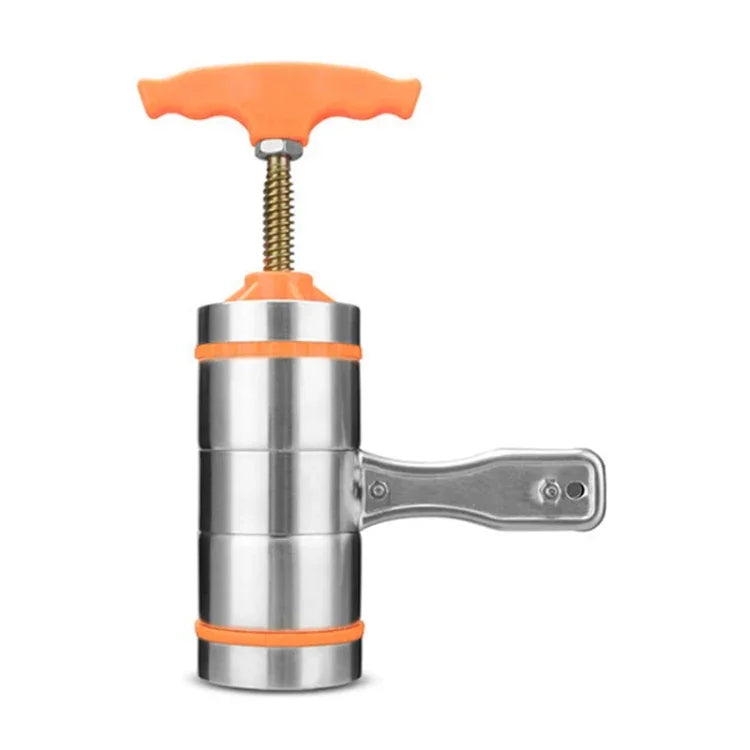 3 Molds Household Manually Small Stainless Steel Pressing Style Handhold Noodle Machine, 3 Molds