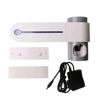 Automatischer Zahnpastaspender Zahn UV-Ultraviolett Zahnbürstensterilisator Aufbewahrungshalter