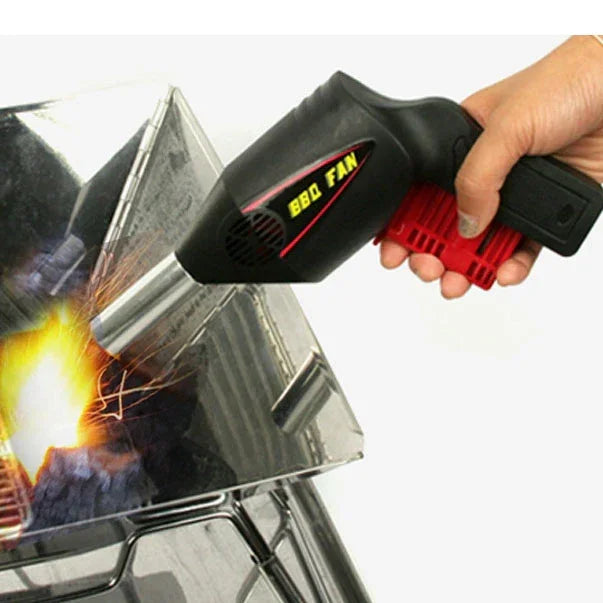 Tragbarer Outdoor-Gebläse-Grillanzünder Handdruck Manueller Grill-Blasebalg