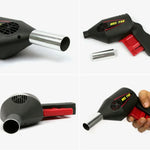 Tragbarer Outdoor-Gebläse-Grillanzünder Handdruck Manueller Grill-Blasebalg