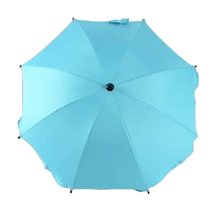 Verstellbarer Spitzen-Schirm für Golfwagen, Kinderwagen und Rollstühle zum Schutz vor Regen und Sonne, Azur, Rosa