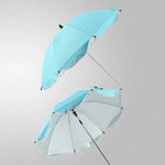Verstellbarer Spitzen-Schirm für Golfwagen, Kinderwagen und Rollstühle zum Schutz vor Regen und Sonne, Azur, Rosa