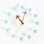Stilvoller Hintergrund Minimalistische Kreiskugeln Süßigkeiten Wanduhr Kreative Dekoration Uhr Riesenraduhr