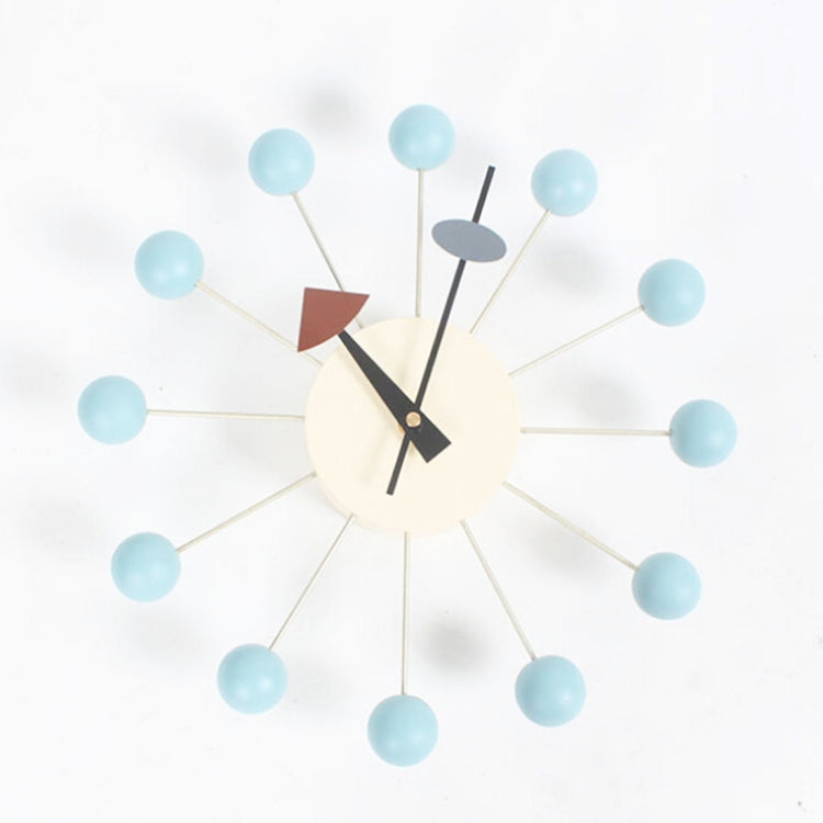 Stilvoller Hintergrund Minimalistische Kreiskugeln Süßigkeiten Wanduhr Kreative Dekoration Uhr Riesenraduhr