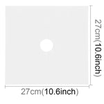 Gasherd-Oberfläche, ultradünnes Fasermaterial, Herdplatten-Schutzreinigungspad, Größe: 27*27cm, 0.12mm (Silber), 0.12mm