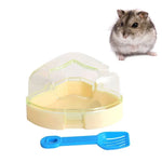 Fünfzackiger Stern – Hamsterbadewanne für Kleintiere mit abnehmbarer Belüftung, zufällige Farbauswahl, Stern-Hamsterbadewanne