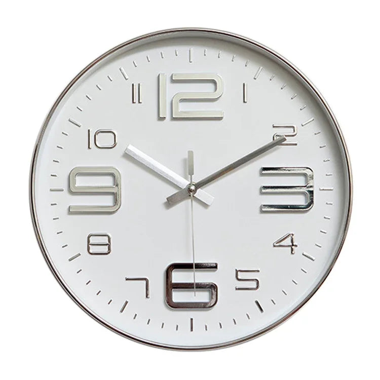 12 Zoll Kreative Dekorative Runde Wohnzimmer Einfache Moderne Quarz-Wanduhr