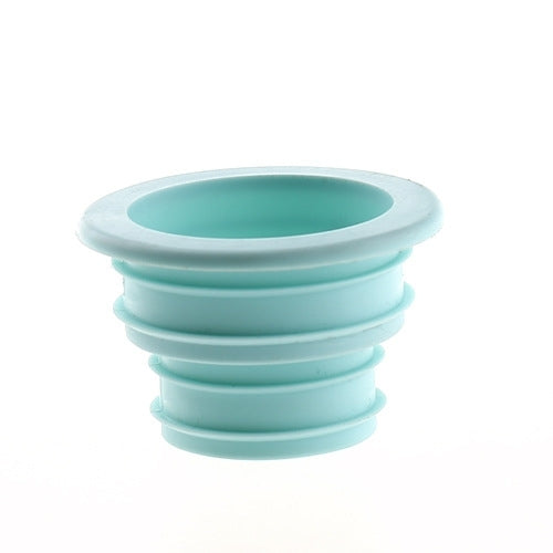 3 PCS Sewer Lengthen Odor-resistant Silicone Joint Kitchen Plumbing Sewer Drain Sealing Plug, Random Color Delivery, Sewer Lengthen Silicone Joint