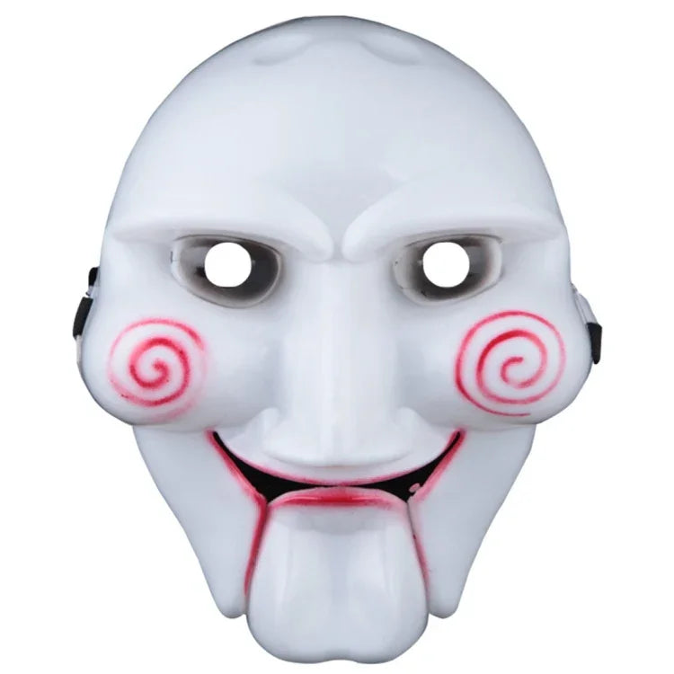 Halloween-Maske, Kunststoff, für Halloween-Festival-Partys, ausgefallene Saw-Maske, Festivalparty