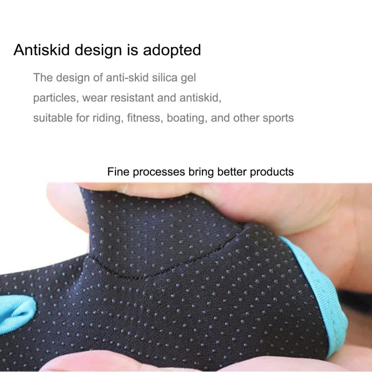 Unisex Halbfingerhandschuhe Outdoor Reiten Rutschfest Atmungsaktive Sporthandschuhe, Größe: S, Handfläche: 16*12*3.0cm, Größe: S, Handfläche: 16*12*3.0cm