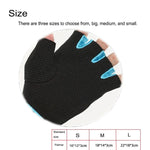 Unisex Halbfingerhandschuhe Outdoor Reiten Rutschfest Atmungsaktive Sporthandschuhe, Größe: S, Handfläche: 16*12*3.0cm, Größe: S, Handfläche: 16*12*3.0cm