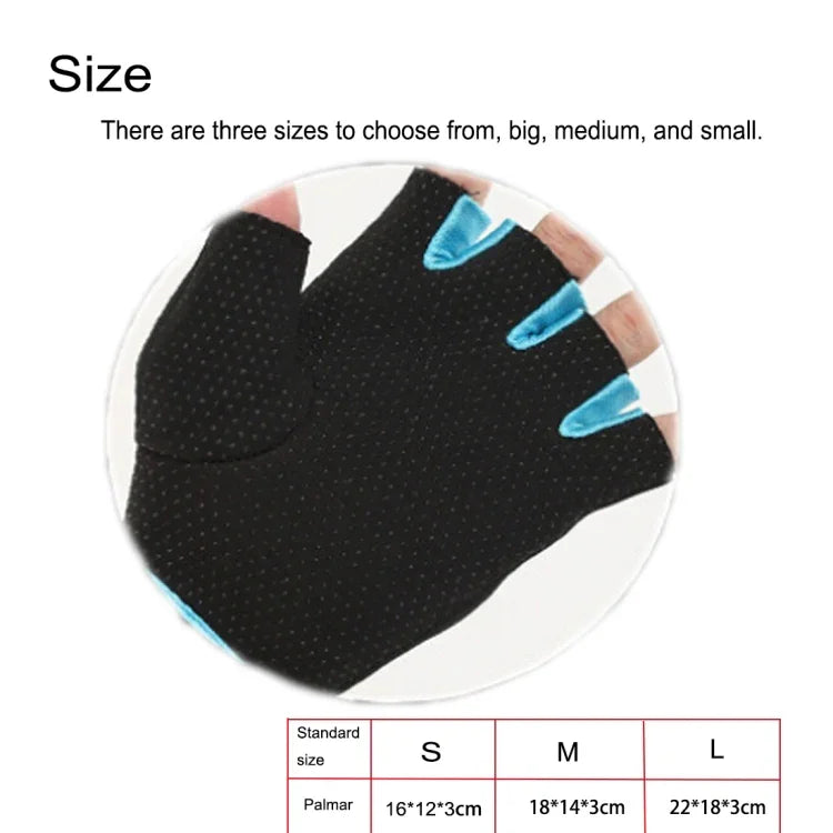 Unisex Halbfingerhandschuhe Outdoor Reiten Rutschfest Atmungsaktive Sporthandschuhe, Größe: S, Handfläche: 16*12*3.0cm, Größe: S, Handfläche: 16*12*3.0cm